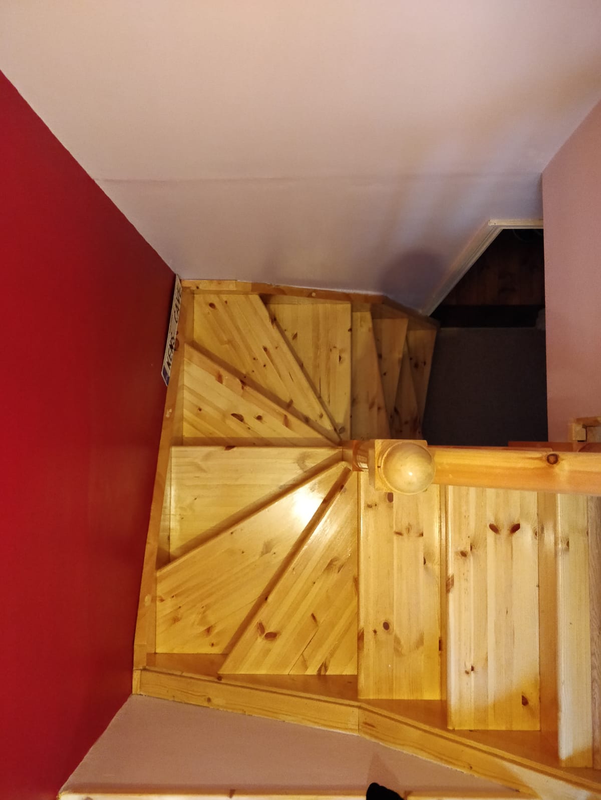 timber stair installation project