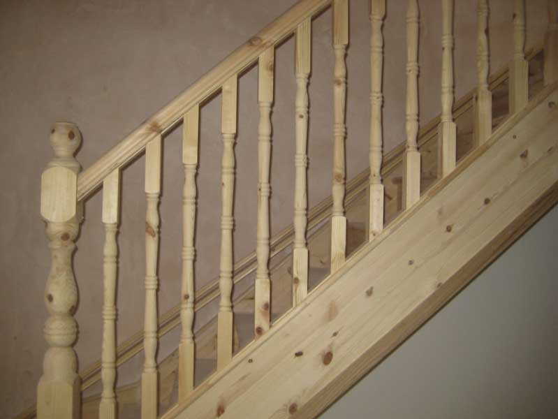 wooden stairs installation cork