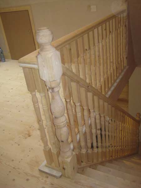 timber stairs for attic